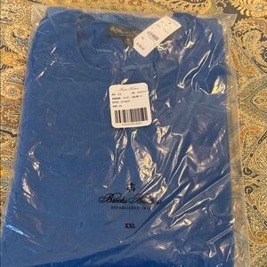Brooks Brothers Vibrant Blue Men's Cashmere Sweater
